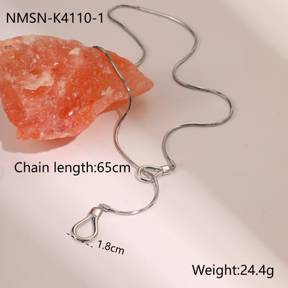 Collier réglable en acier inoxydable - Chic&Shines