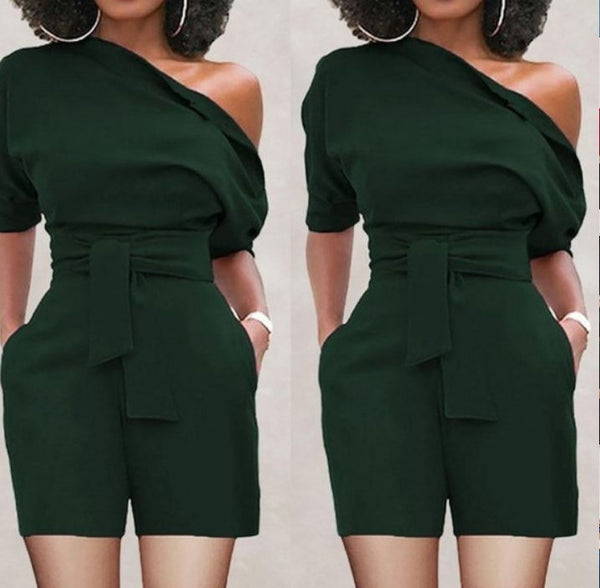Combinaison short une épaule
