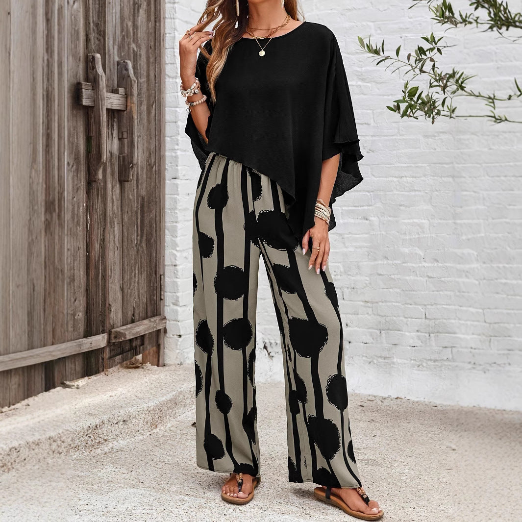 Ensemble haut et pantalon large