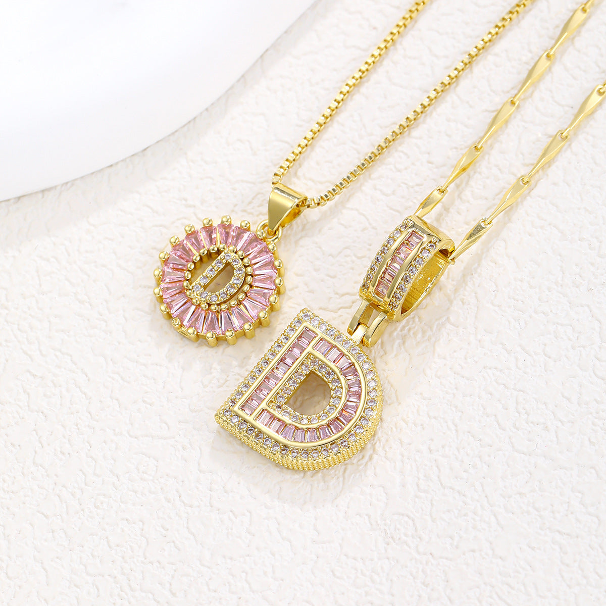 Collier pendentif lettre de l'alphabet - Chic&Shines