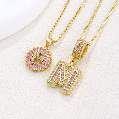 Collier pendentif lettre de l'alphabet - Chic&Shines