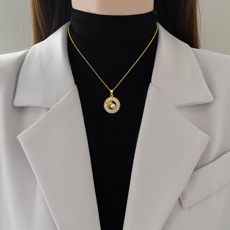 Parure bijoux collier et boucles d'oreilles - Chic&Shines
