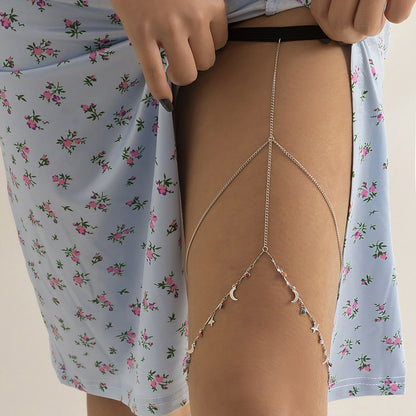 Chaîne de corps avec anneau de jambe en perles Leisure Beach - Chic&Shines