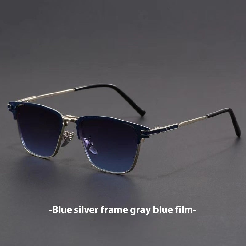 Lunette de soleil carrée rétro protection UV