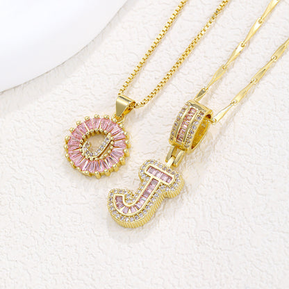 Collier pendentif lettre de l'alphabet - Chic&Shines