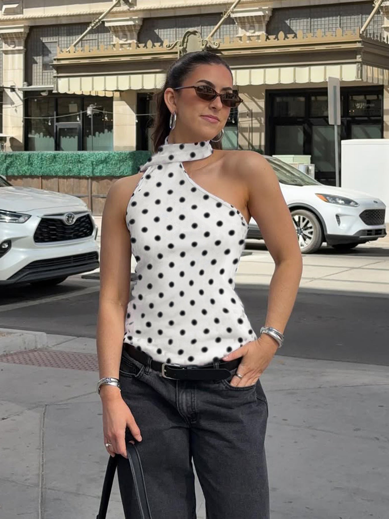 Haut court sans manches dos nu avec ruban - Chic&Shines