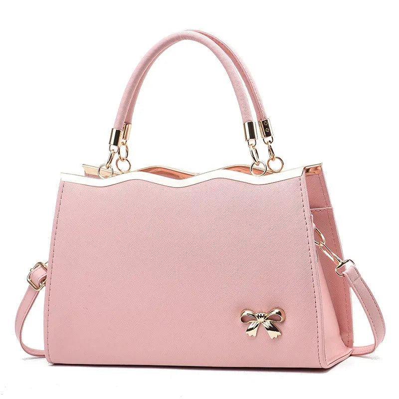 Handbag with bow tie 