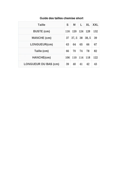 Ensemble Chemisette et Shorts d'été - Chic&Shines
