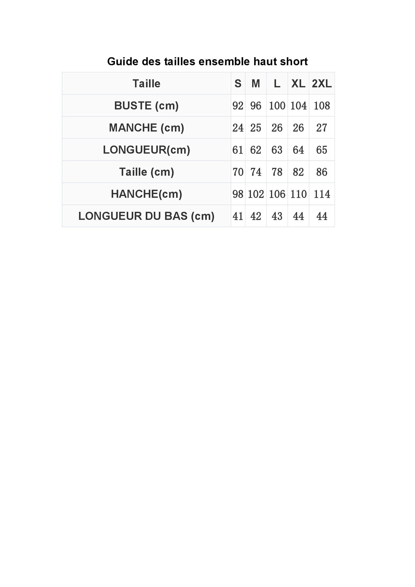 Ensemble haut manches bouffantes et short à lacets - Chic&Shines