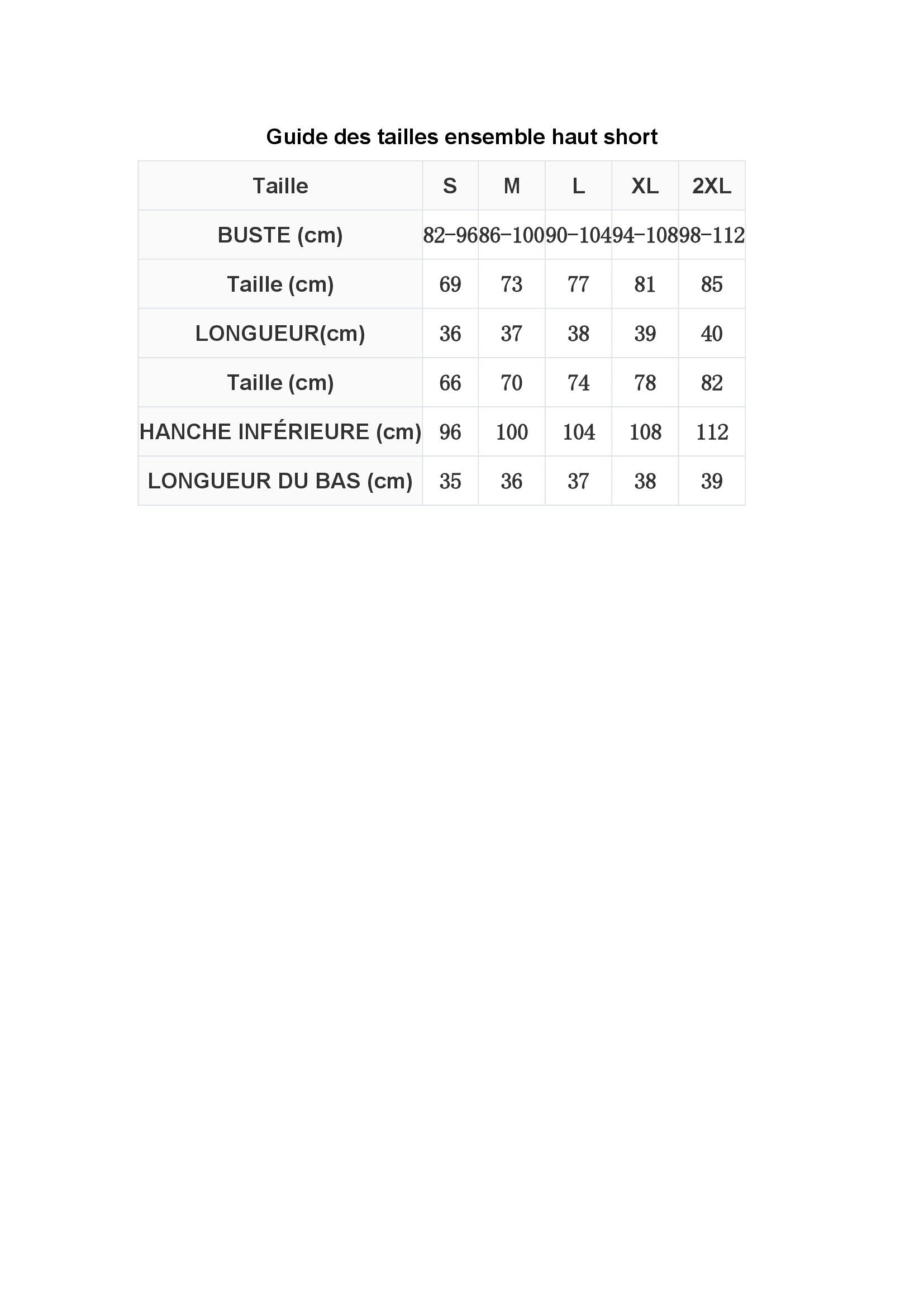 Ensemble Haut Épaules À Volants Short Taille Haute - Chic&Shines