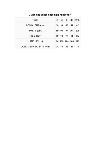 Ensemble haut satin fine bretelles et short - Chic&Shines