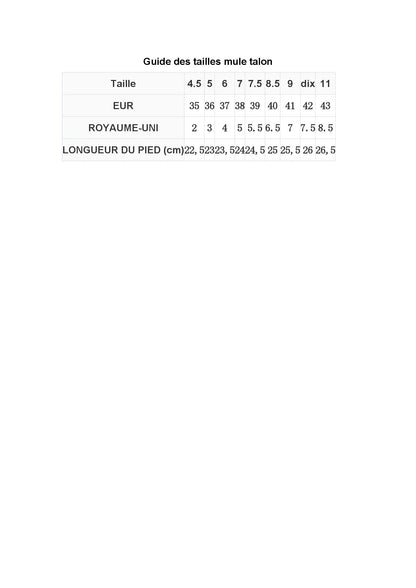 Mules À Talons Hauts Bout Pointu - Chic&Shines