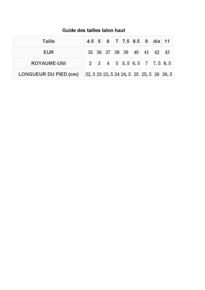 Talons Hauts Bout Pointu brillant - Chic&Shines