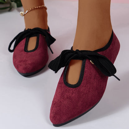 Chaussures plates décontractées Nœud - Chic&Shines