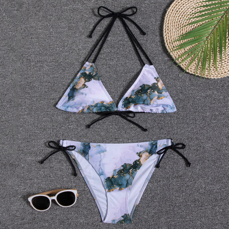 Maillot de bain bikini imprimé
