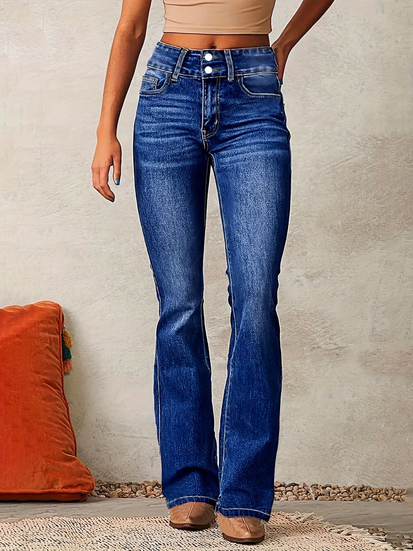 Jean slim stretch délavé