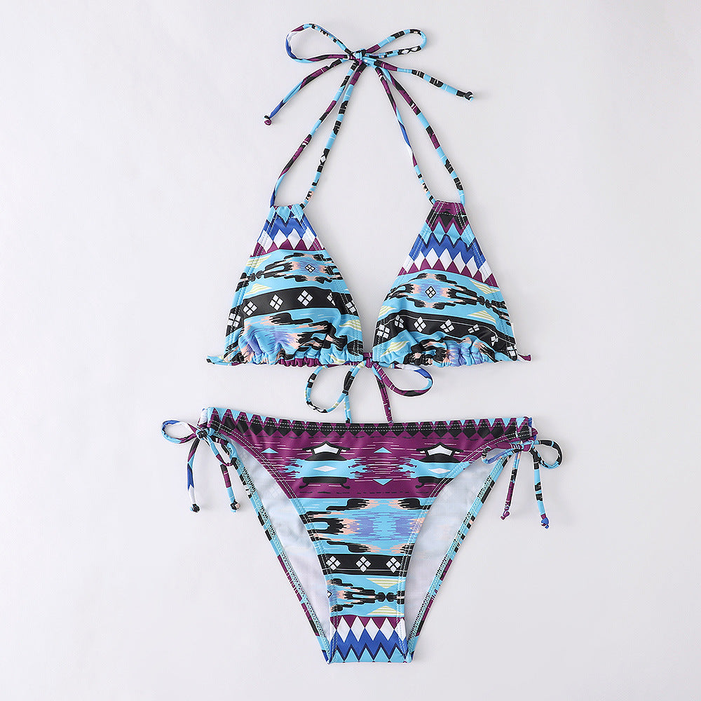 Maillot de bain bikini imprimé