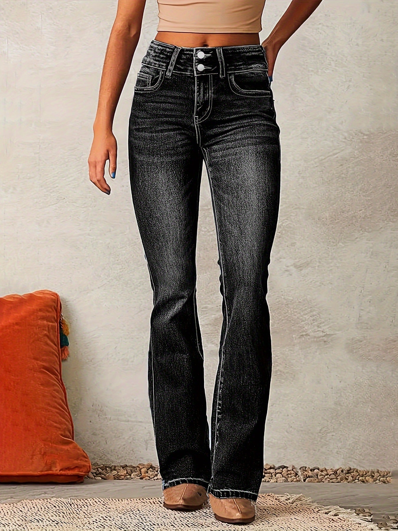 Jean slim stretch délavé