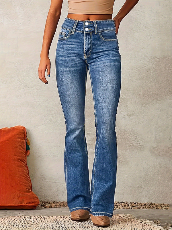 Jean slim stretch délavé