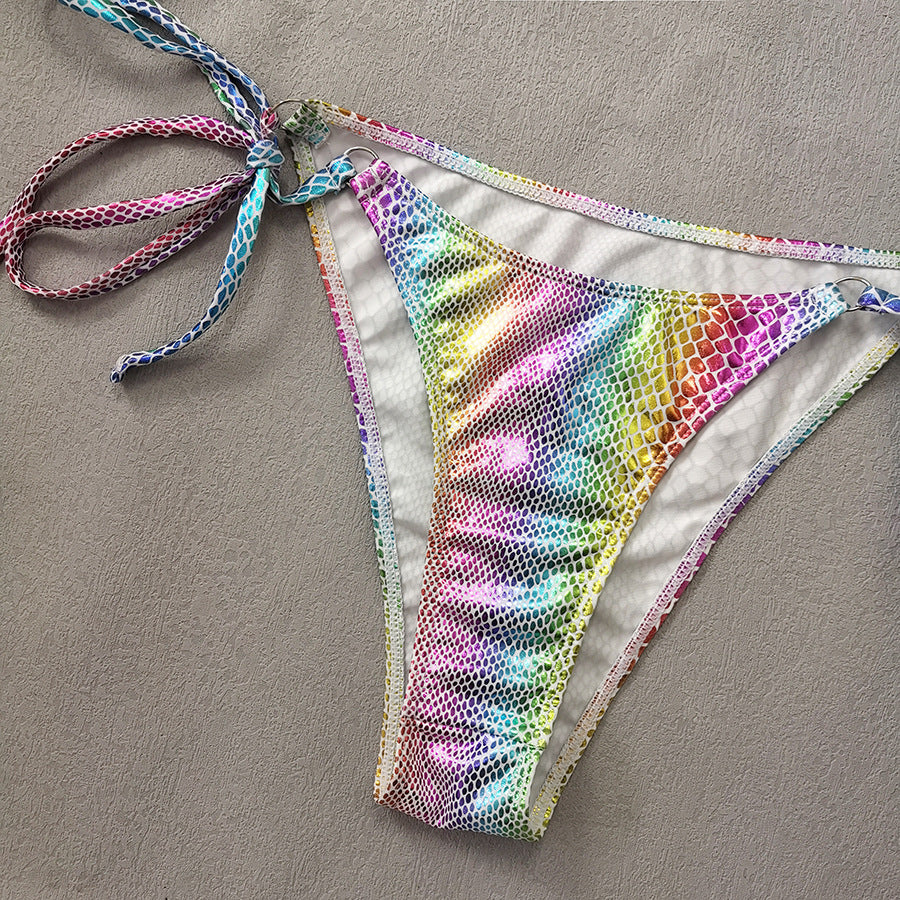Maillot de bain 2 pièce bikini imprimé