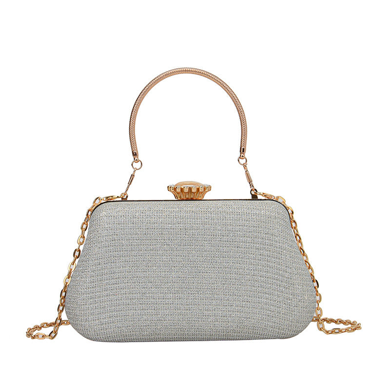 Sac à bandoulière strass avec chaîne
