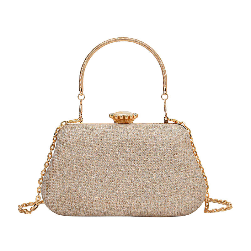 Sac à bandoulière strass avec chaîne