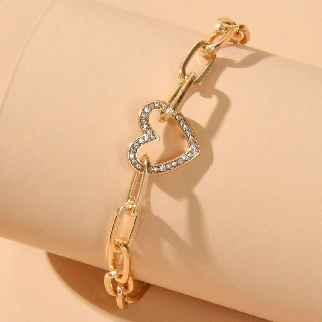 Bracelet pendentif cœur