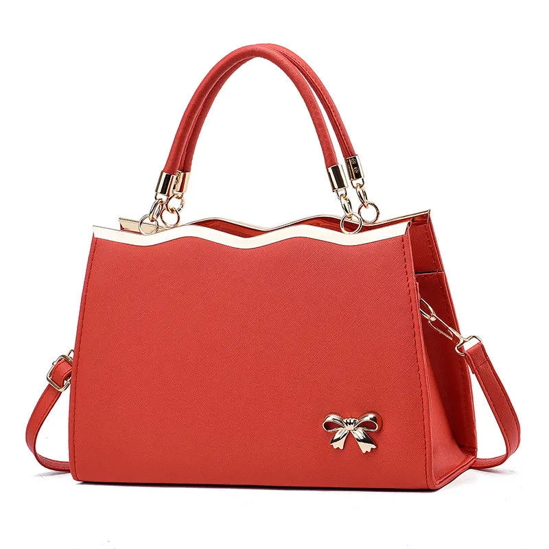 Handbag with bow tie 