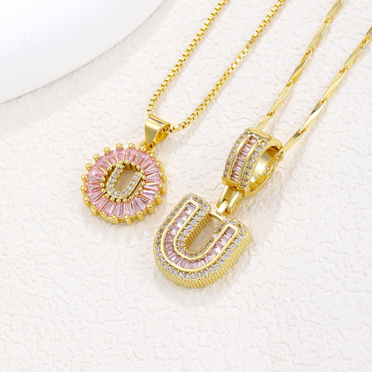 Collier pendentif lettre de l'alphabet - Chic&Shines