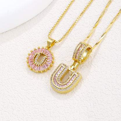 Collier pendentif lettre de l'alphabet - Chic&Shines