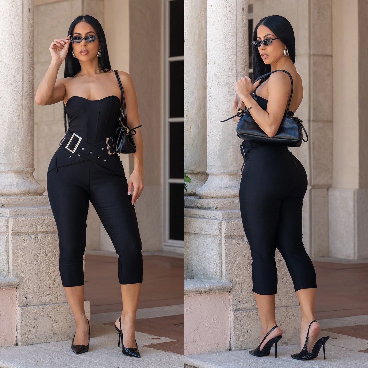 Combinaison moulante haut bustier