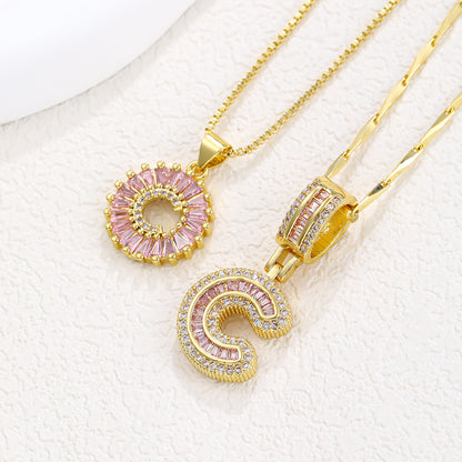 Collier pendentif lettre de l'alphabet - Chic&Shines