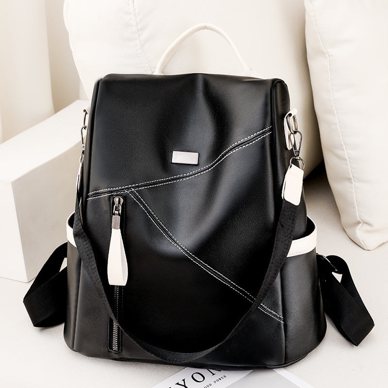 Sac à dos d'automne en cuir PU souple