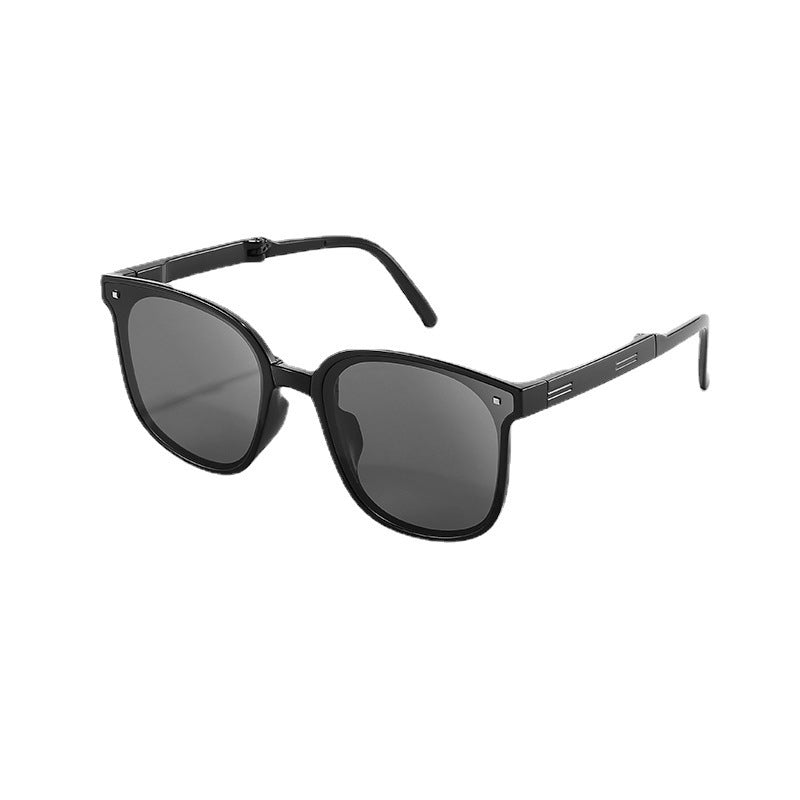 Lunettes de soleil pliantes rétro tendance
