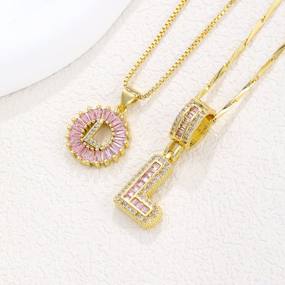 Collier pendentif lettre de l'alphabet - Chic&Shines