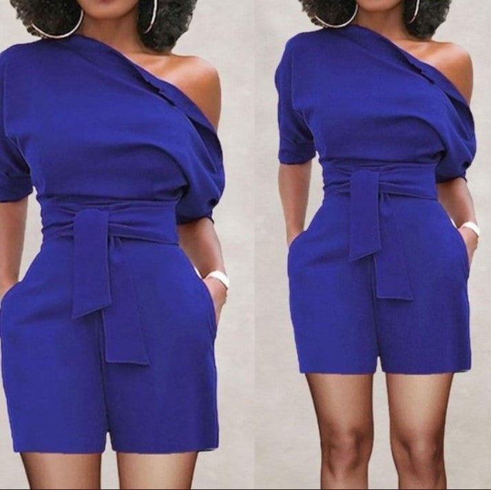 Combinaison short une épaule