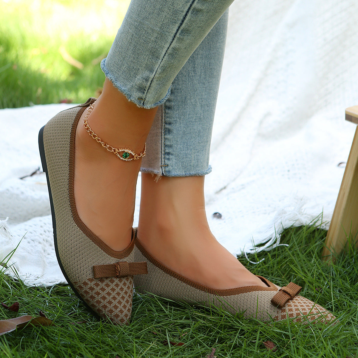Chaussures tissées à semelle souple