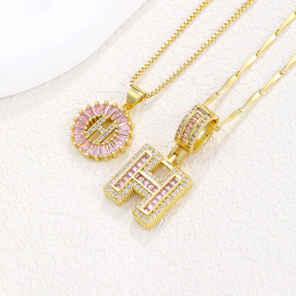 Collier pendentif lettre de l'alphabet - Chic&Shines