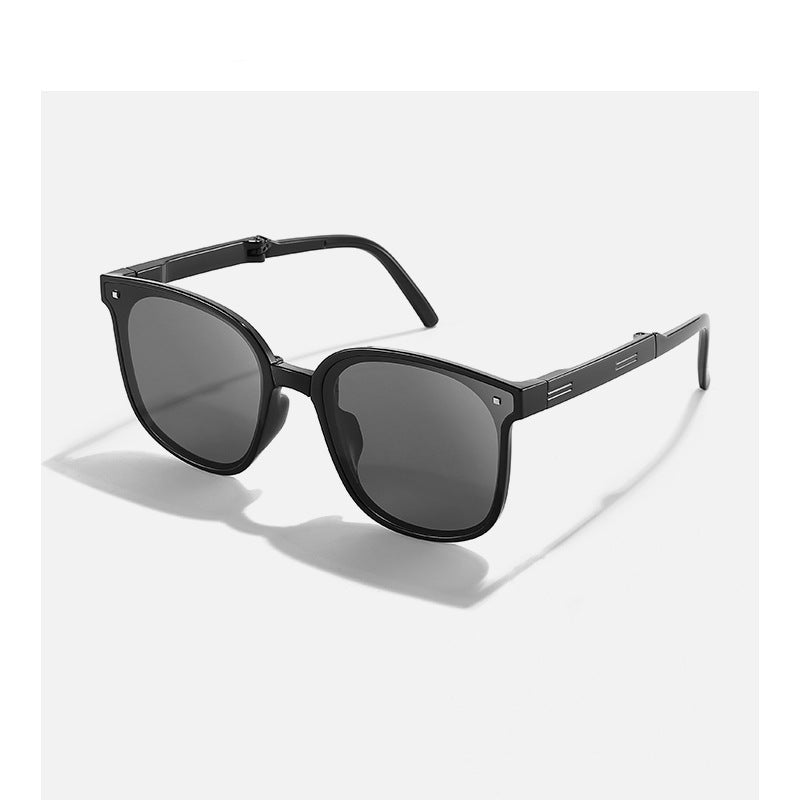 Lunettes de soleil pliantes rétro tendance