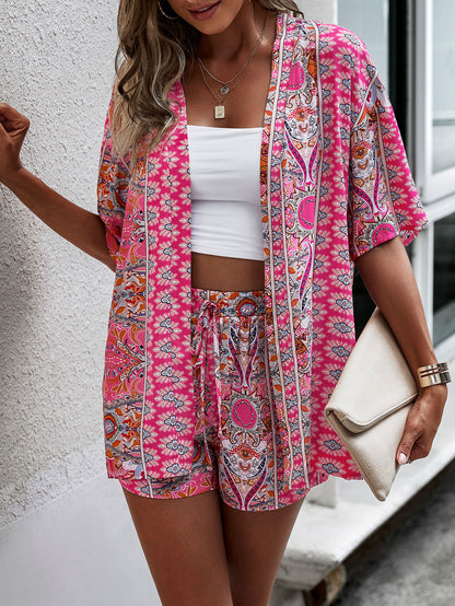 Ensemble chemise manches courtes short - Chic&Shines