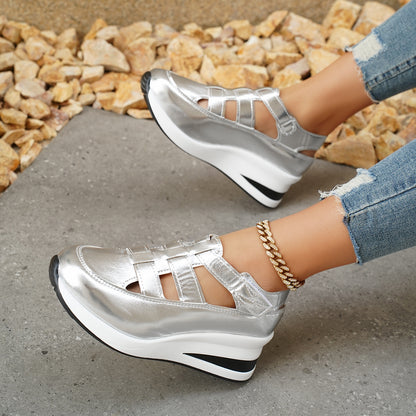 Chaussure à semelles épaisses réhaussantes - Chic&Shines
