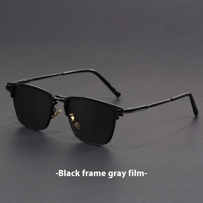 Lunette de soleil carrée rétro protection UV