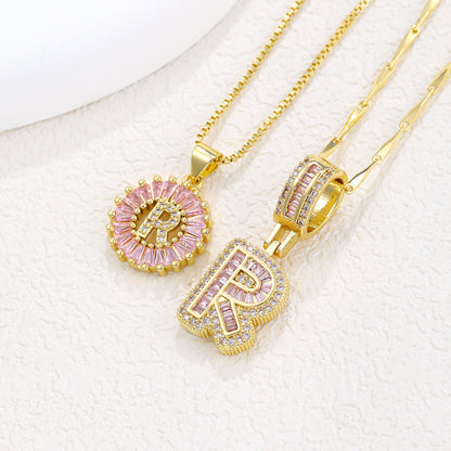 Collier pendentif lettre de l'alphabet - Chic&Shines