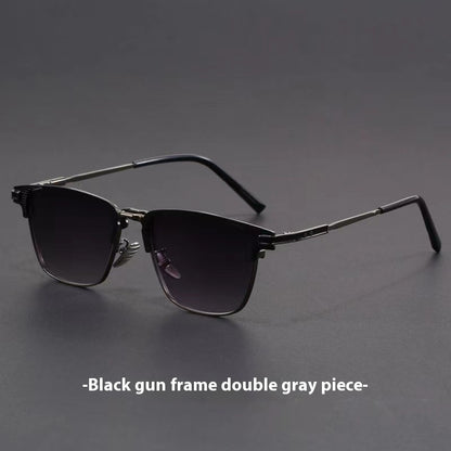 Lunette de soleil carrée rétro protection UV - Chic&Shines