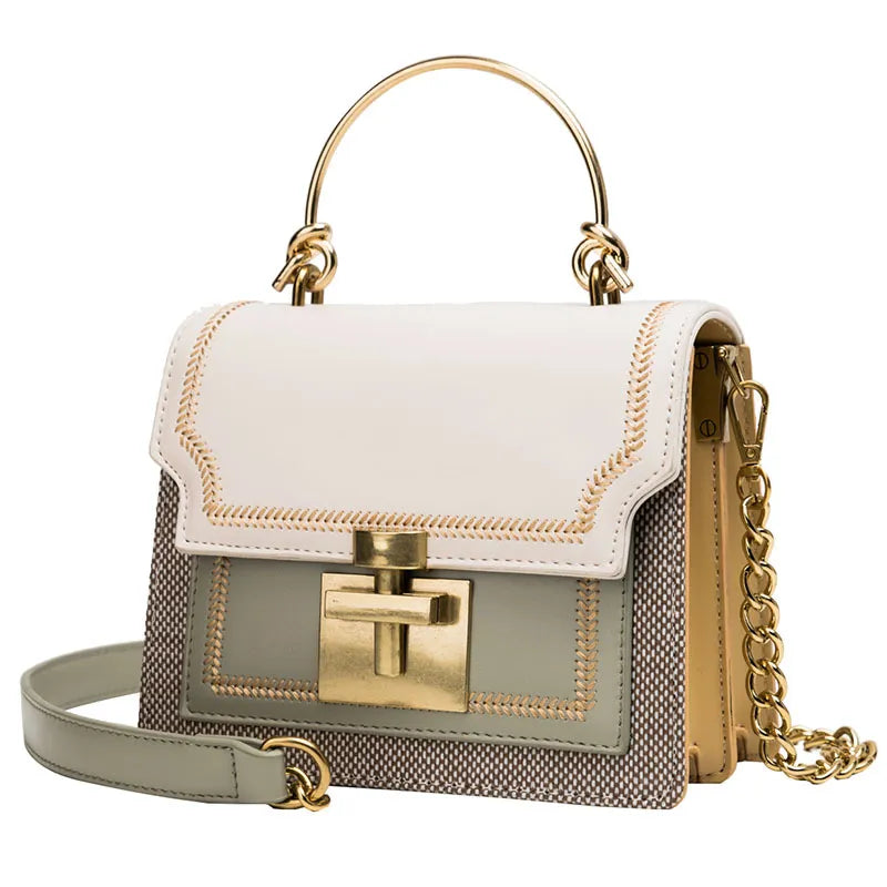 Sac À Bandoulière À Chaîne Carrée - Chic&Shines