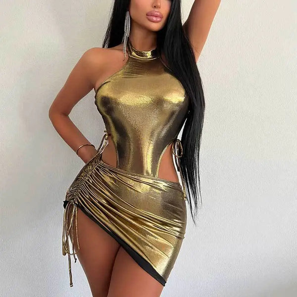 Ensemble maillot de bain une pièce et sa jupe