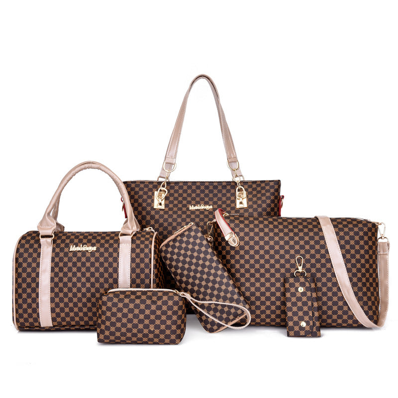 Ensemble 6 pièces assortie de Sac À Bandoulière et Portefeuille