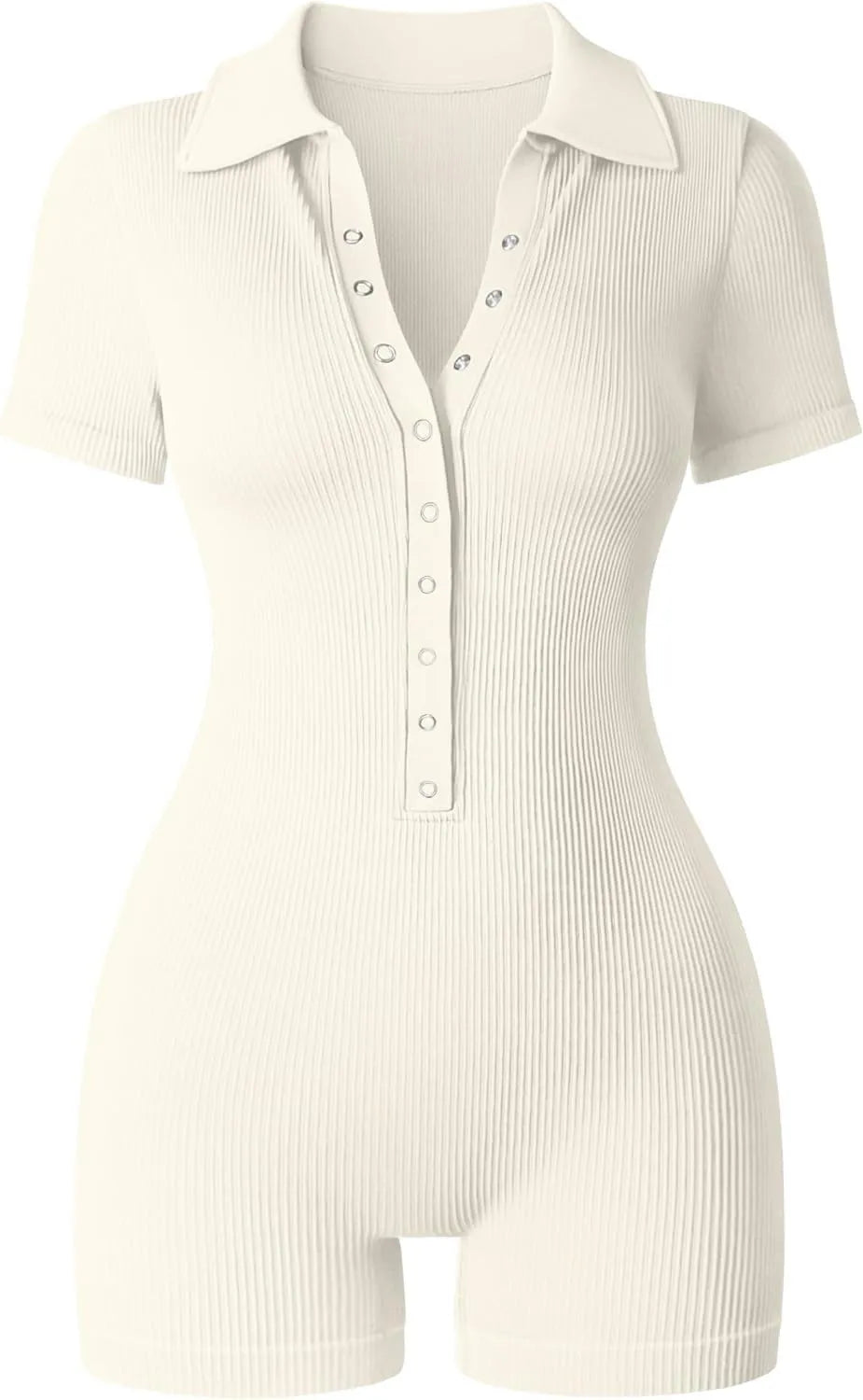 Combinaison Short Tricot Côtelé - Chic&Shines