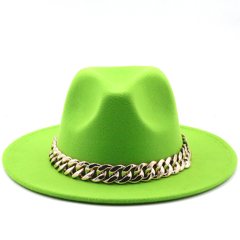 Chapeau Fedora À Grand Bord