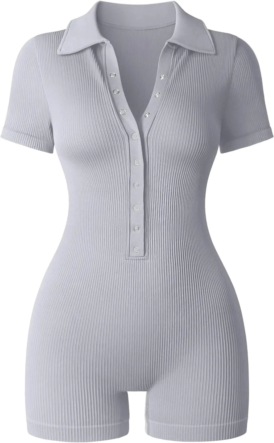 Combinaison Short Tricot Côtelé - Chic&Shines